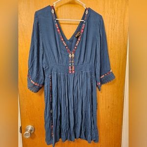 Blue Shyanne Dress Size L